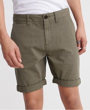 Superdry International Chino Férfi Rövidnadrág Olivazöld | JUNFY9651